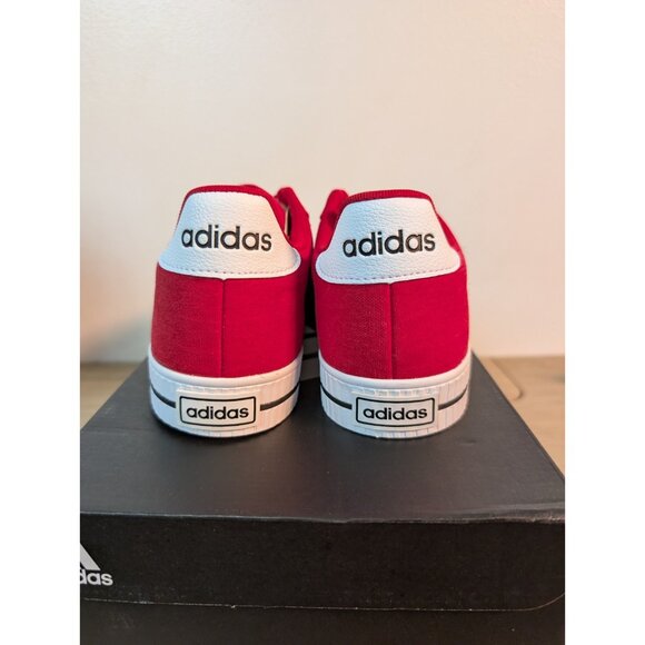 Adidas Daily 3.0 Red Skate Shoes Sneakers Lace Mens Sz 9 GY8116 Classic New - Picture 4 of 7